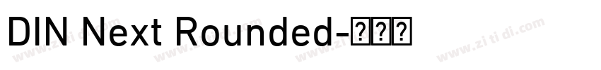 DIN Next Rounded字体转换